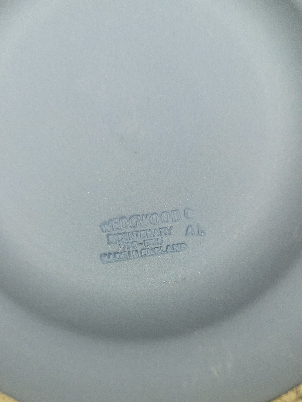 Wedgwood Blue Jasperware Pair with White Relief - Picture 8 of 8